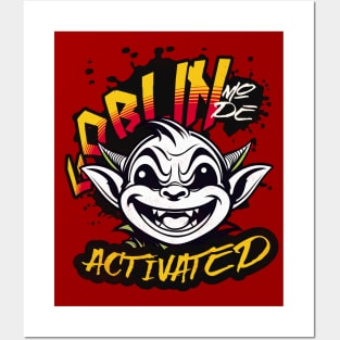 Goblin Mode Activated a Funny Goblincore Aesthetic Goblins Posters and Art